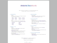 Tablet Screenshot of marialaurare.com